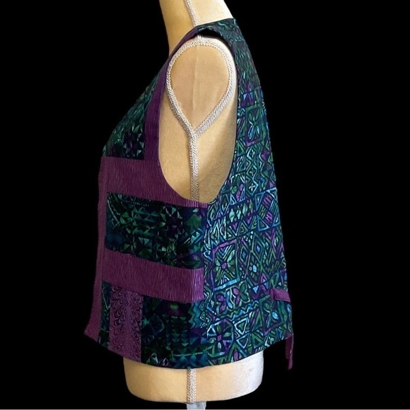 Donna McMillan Cozy Clothes handcrafted vest, medium size - Picture 2 of 9